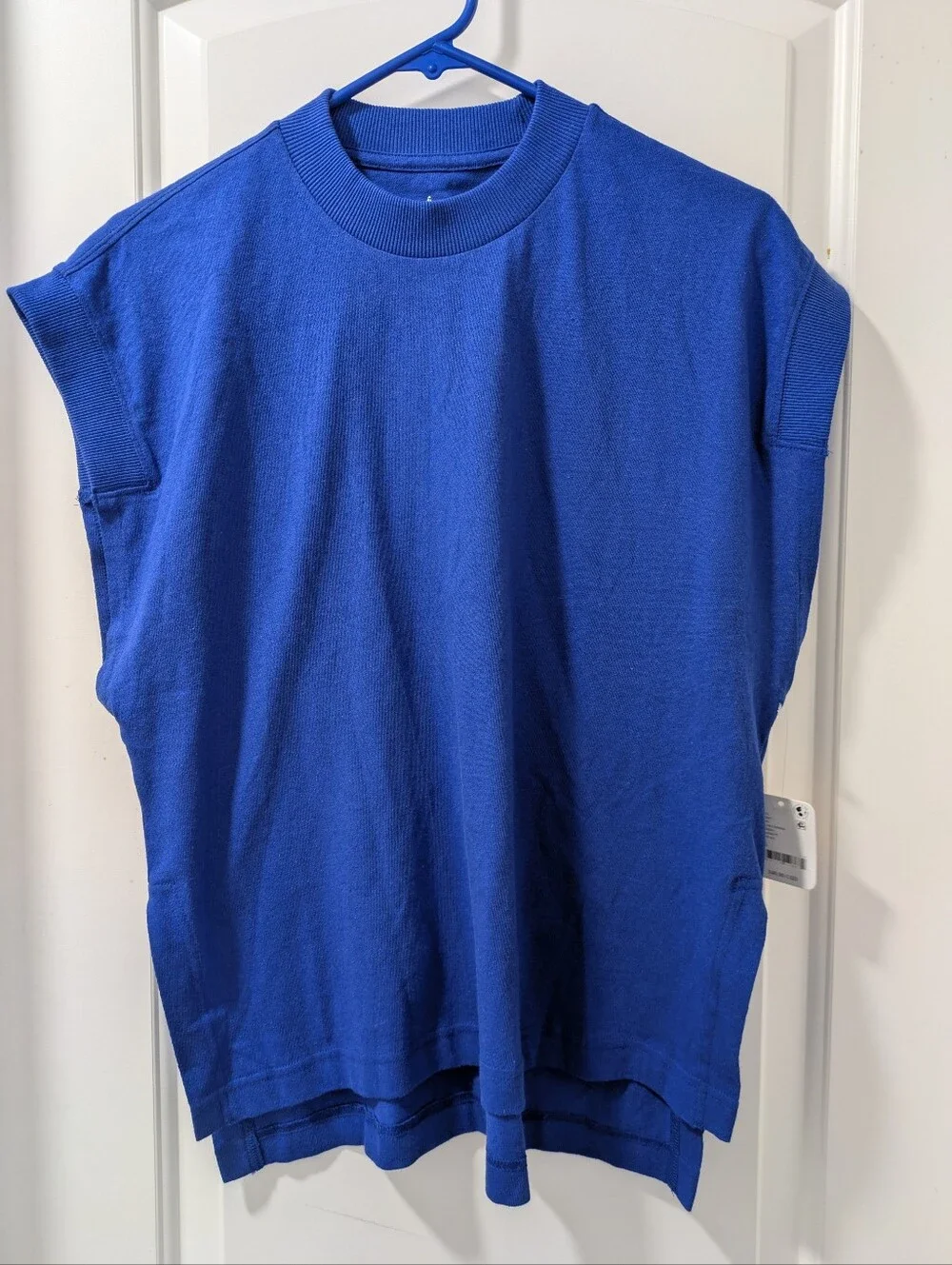 🪷NWT Free People FP Movement Throw + Go Tee In Ultra Indigo, XS